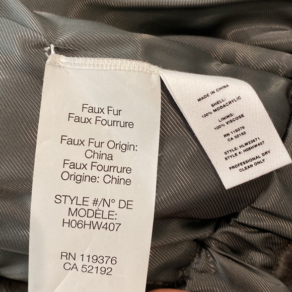 Helmut Lang Gray Faux Fur Jacket (XS) - Picture 8 of 8